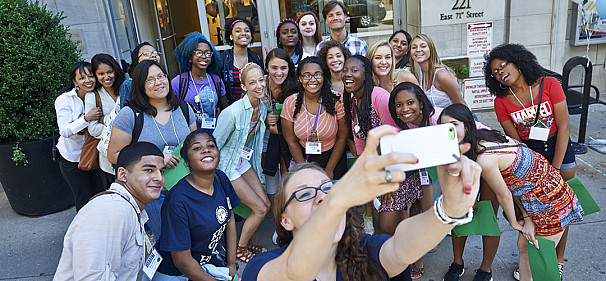 Student selfie